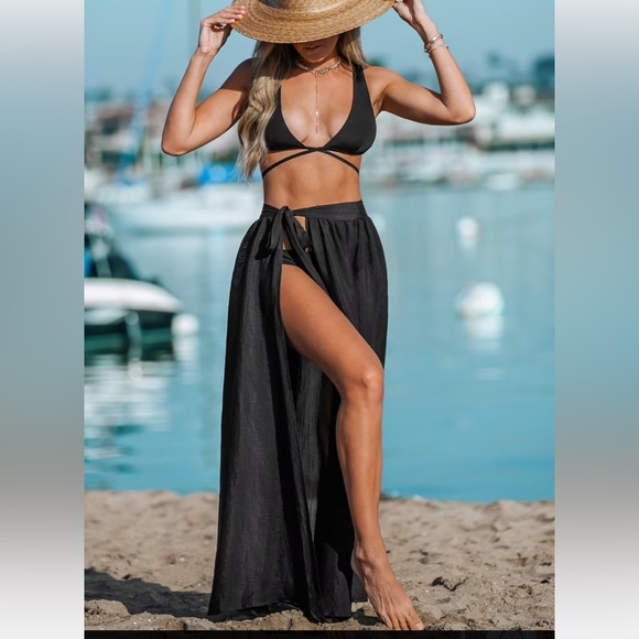 Cupshe Other - Palm Tree Belted Slit Sarong cupshe nwt